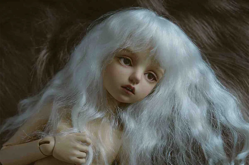 BJD Doll 1/4 Anemone Nude Doll Children Toys for Girls Polly Pocket Kit Blythe Reborn Doll